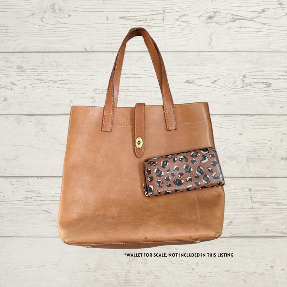 COPY - Fossil Austin Large Brown Leather Tote - Picture 5 of 7